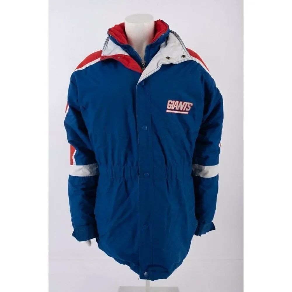 Vintage Starter New York Giants Down Coat Jacket S